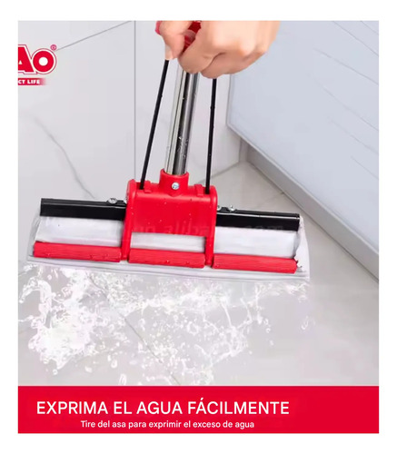 Mopa Mágica Con Microfibra Y Sistema De Autoescurrido