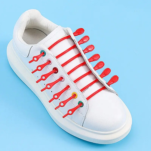 Cordones Elásticos De Silicona Para Zapatos Pack De 12 Uds (C)