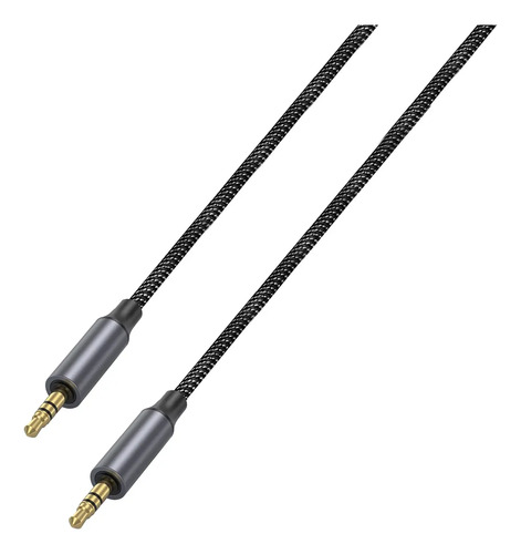 Cable De Audio 3.5mm Bm31 1mt Trenzado/metalico Foneng (C)