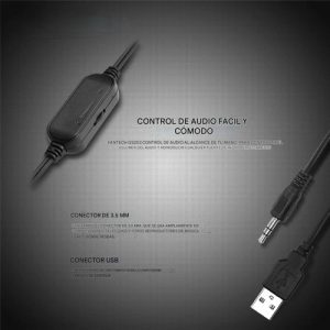 Parlante Usb Beat Gs-203 Bk Con Efecto De Luces Rgb, Everest, Sonido Potente De Graves ,compacto Y Elegante, Ideal Para Pc, Laptop Y Gaming Beat Uy, Alta Calidad Negro: imagen 7