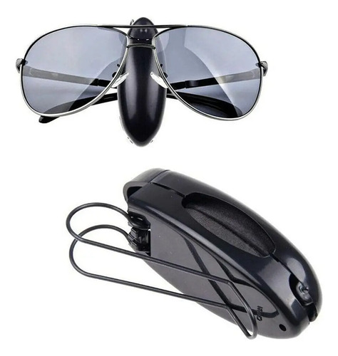 Clip Soporte Para Lentes O Gafas En Parasol Del Auto Evst