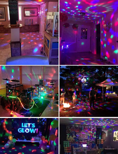 Bola De Luces Audio Rítmica Discoteca Bluetooth Parlante Led