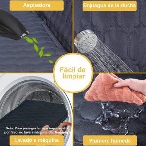 Protector De Asiento Trasero Auto Para Mascota Impermeable: imagen 5