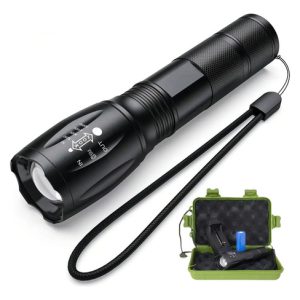 Linterna Recargable Led Unilamp Con Zoom 4000lm Usb 200m Camping: imagen 1