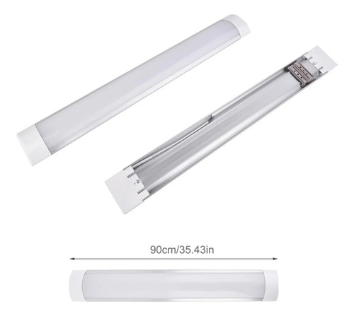 Tubo Led De 90cm Con Artefacto Integrado