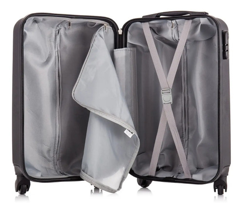 Valija Rígida Mediana Premium 4 Ruedas Resistente 55x34 Cm (C)