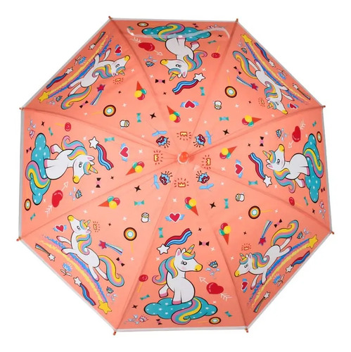 Paraguas Infantil Con Chifle Para Niños Diseños Para Lluvia