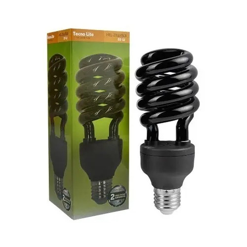 Bombilla Negra Fluorescente Lámpara De Luz Compacta De 40 W