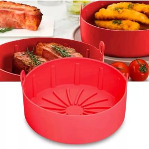Sarten De Silicona Para Freidora Sin Aceite 16cm De Diámetro: imagen 1