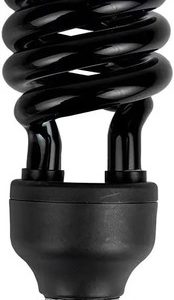 Bombilla Negra Fluorescente Lámpara De Luz Compacta De 40 W: imagen 2