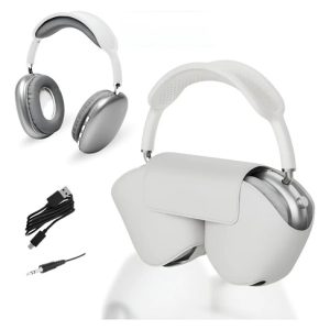 Auriculares Vincha Bluetooth Inalámbricos Tipo C Con Estuche: imagen 1
