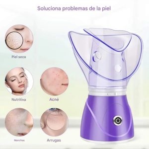 Vaporizador Facial Térmico Profesional | Limpieza Profunda De Poros, Acné Y Puntos Negros | Everest Función Aromaterapia Y Descongestivo | Apagado Automático | Piel Joven Y Sana: imagen 7
