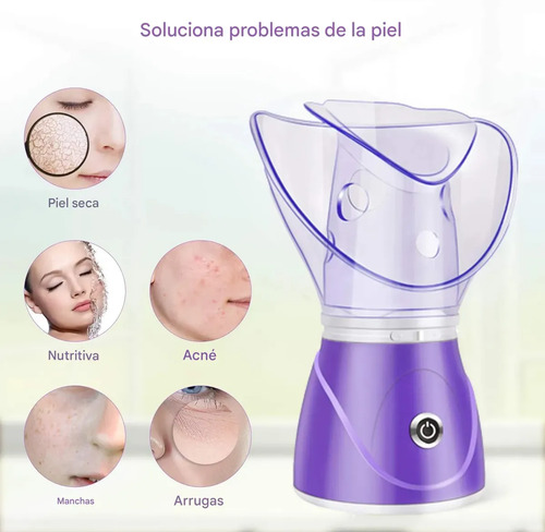Vaporizador Facial Térmico Profesional | Limpieza Profunda De Poros, Acné Y Puntos Negros | Everest Función Aromaterapia Y Descongestivo | Apagado Automático | Piel Joven Y Sana