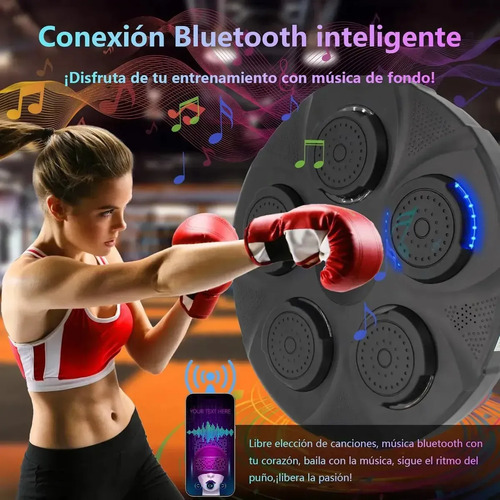 Máquina De Boxeo Para Niños Bt Negra Con Luz Y Sonido, Everest, Registra Hasta 5 Golpes Y 7 Niveles De Dificultad, Ideal Para Ejercitarse, Jugar Y Mejorar La Coordinación Divirtiéndose En Casa Negro