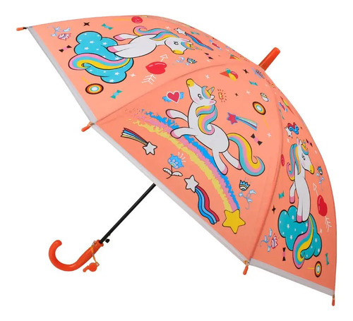 Paraguas Infantil Con Chifle Para Niños Diseños Para Lluvia