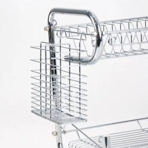 Escurridor De Platos Metálico De 2 Pisos Con Bandeja: imagen 5