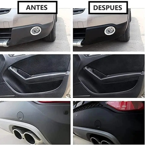 Set Agente De Restauración De Piezas De Plástico Auto 3pcs