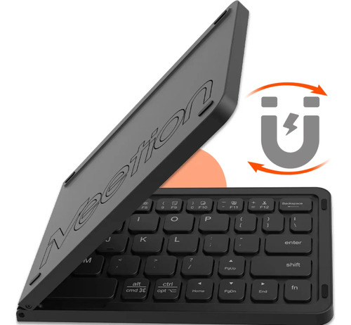 Teclado Plegable Bluetooth Inalámbrico Practico Cable Usb (C)