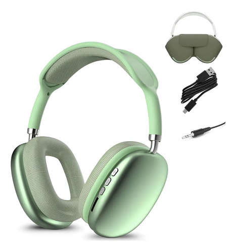 Auriculares Vincha Bluetooth Inalámbricos Tipo C Con Estuche