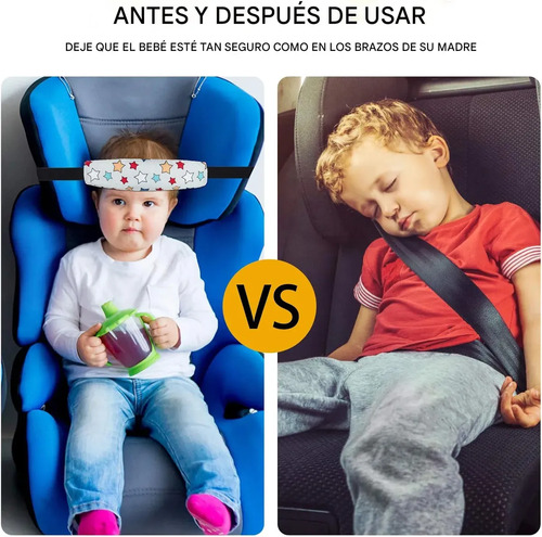 Everest Banda para asiento de bebe Sujetador de cabeza