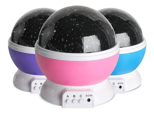 Veladora Proyector De Estrellas Con Rotacion Regalo Noche