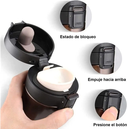 Vaso Térmico Everest Termic 380ml Con Tapa