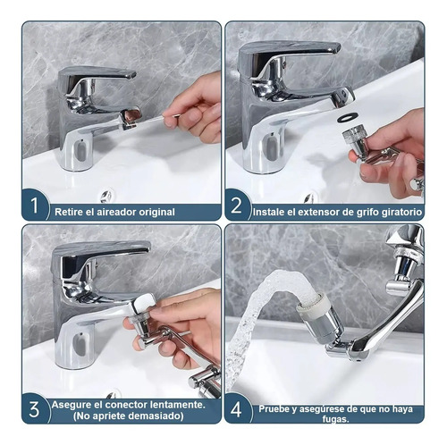 Puntero Difusor Para Canilla, Con 2 Funciones, Cocina O Baño
