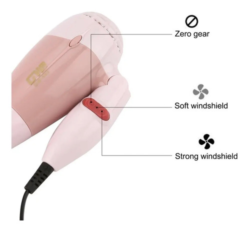 Secador De Pelo De 1000w, Nova, Super Ergonómico
