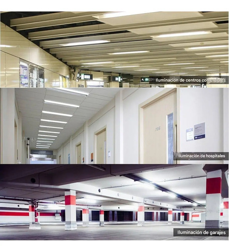 Tubo Led De 90cm Con Artefacto Integrado