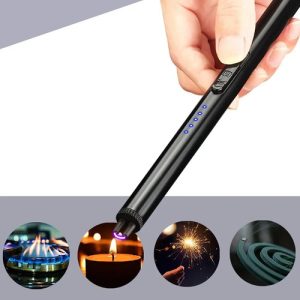 Encendedor Eléctrico Portatil Recargable Usb 16 Cm Largo: imagen 4