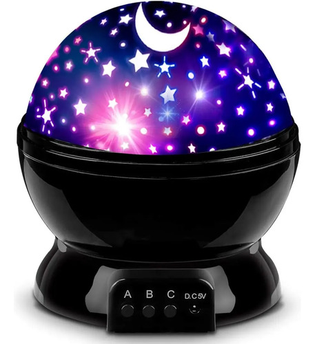 Veladora Proyector De Estrellas Con Rotacion Regalo Noche