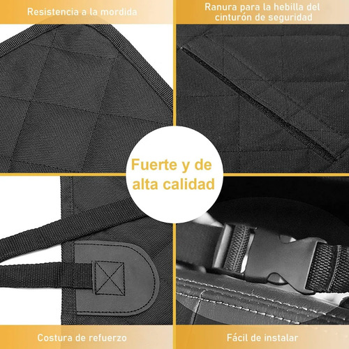 Protector De Asiento Trasero Auto Para Mascota Impermeable