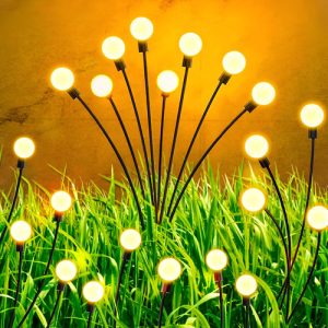 Luces Solares De Luciérnaga Impermeables 8 Led Para Jardín: imagen 2