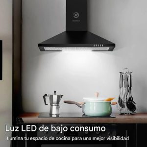 Extractor Campana D Cocina Goldtech Silencioso 3 Velocidades: imagen 7