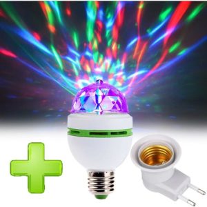 Lámpara Led Giratoria Para Decoraciones De Fiestas Everest: imagen 4