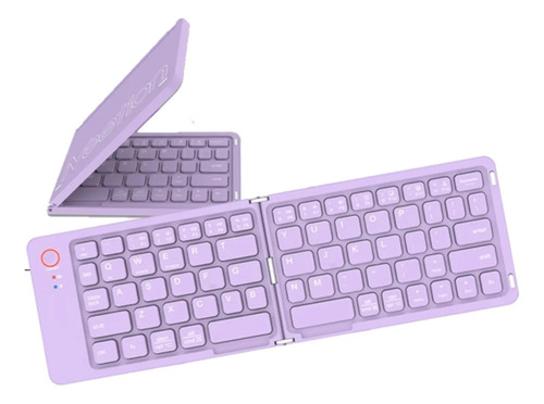 Teclado Plegable Bluetooth Inalámbrico Practico Cable Usb (C)