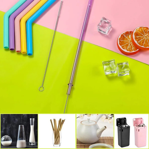Cepillo De Limpieza Nylon Para Botellas O Vasos Set X 5 Pcs