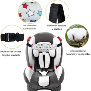 Everest Banda para asiento de bebe Sujetador de cabeza: imagen 2