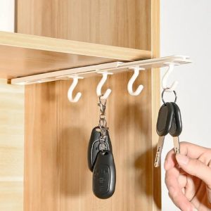 Ganchos Extensibles Para Alacena De Adhesivo De 4 Ganchos (C): imagen 9