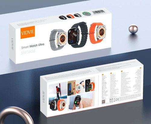 Reloj Inteligente Vidvie 1606 Con Pantalla Full Touch, Resistencia Al Agua Ip68, Everest, Monitor De Ritmo Cardíaco, Notificaciones, Deportivo Y Control De Música, Elegante Y Funcional, Alta Calidad