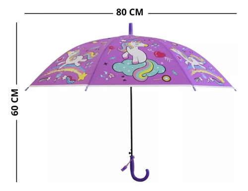 Paraguas Infantil Con Chifle Para Niños Diseños Para Lluvia