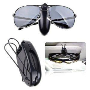 Clip Soporte Para Lentes O Gafas En Parasol Del Auto Evst: imagen 1