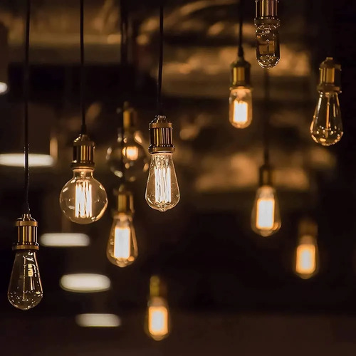 Lámpara Colgante Ajustable Estilo Vintage De Techo Deco (C)