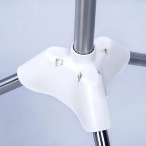 Tendedero Vertical Plegable 3 Niveles Giratorio Plegable Alto Para Interior O Exterior Alta Calidad Everest Blanco: imagen 6