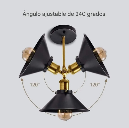 Lámpara De Colgar Estilo Moderno Para Hogar De Pared Vintage