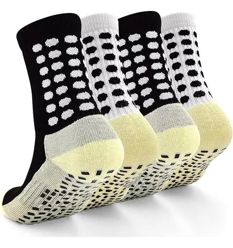 Set X3 Pares Medias Antideslizante Para Deporte Unisex Sport