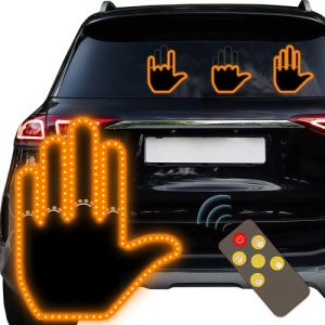 Luz Led Para Auto En Forma De Dedo Con Control Gesto De Mano: imagen 1