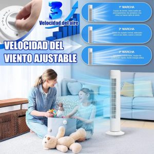 Ventilador De Torre Circulador Oscilante Portátil Silencioso: imagen 8