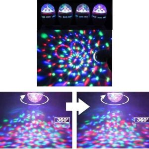 Lámpara Led Giratoria Para Decoraciones De Fiestas Everest: imagen 5