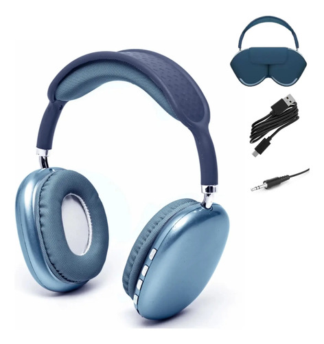 Auriculares Vincha Bluetooth Inalámbricos Tipo C Con Estuche